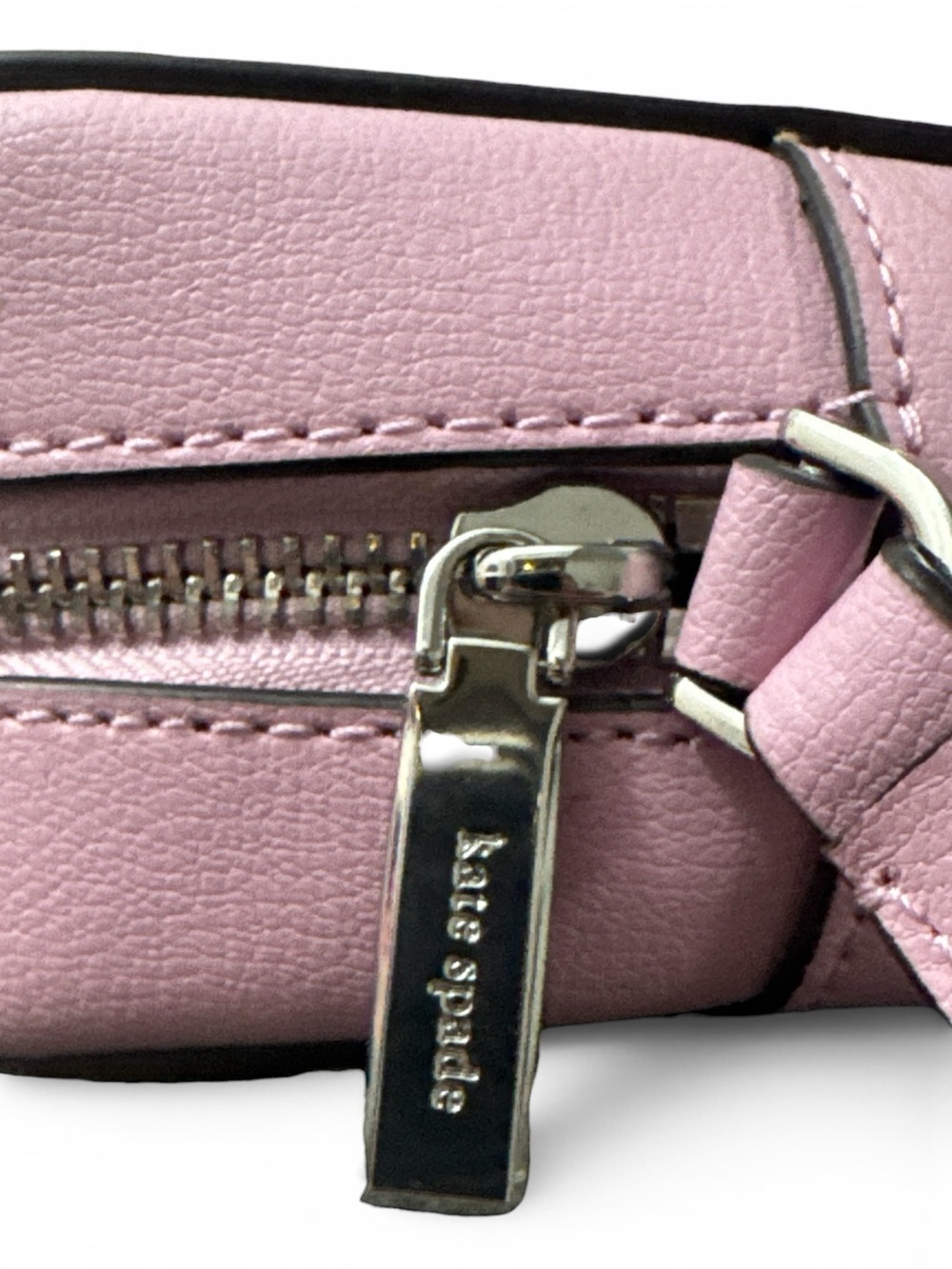 kate spade New York Harper Bright carnation Leather Crossbody NWOT slvr hardware - Picture 4 of 6